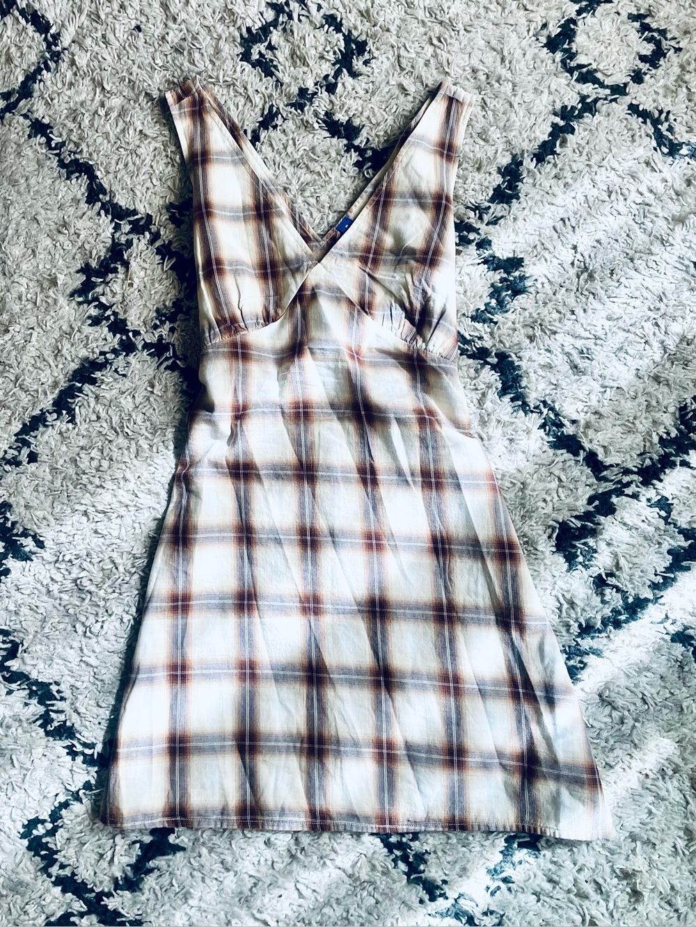 NWT Plaid Mini Dress